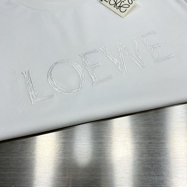 すぐ届く ロエベ エンブロイダリー アナグラム Tシャツ lok37640